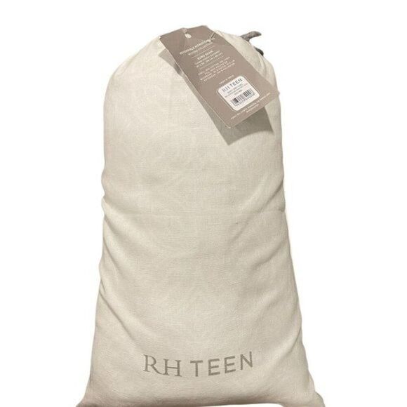 Restoration Hardware RH Teen Reversible Moroccan Tile Euro Sham Grey/White NEW - Picture 2 of 4